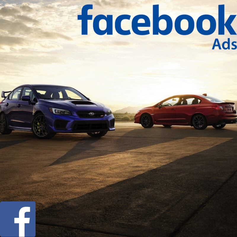 Subaru used car website visitors direct from Facebook advertising