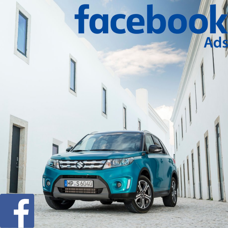 Suzuki used car website visitors direct from Facebook advertising