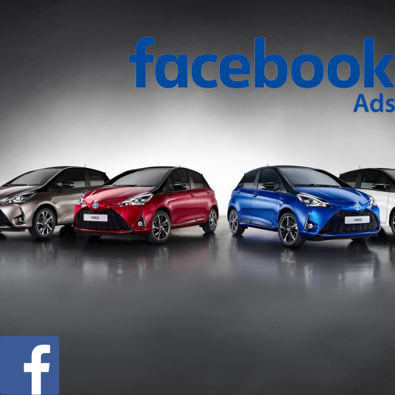 Toyota used car website visitors direct from Facebook advertising