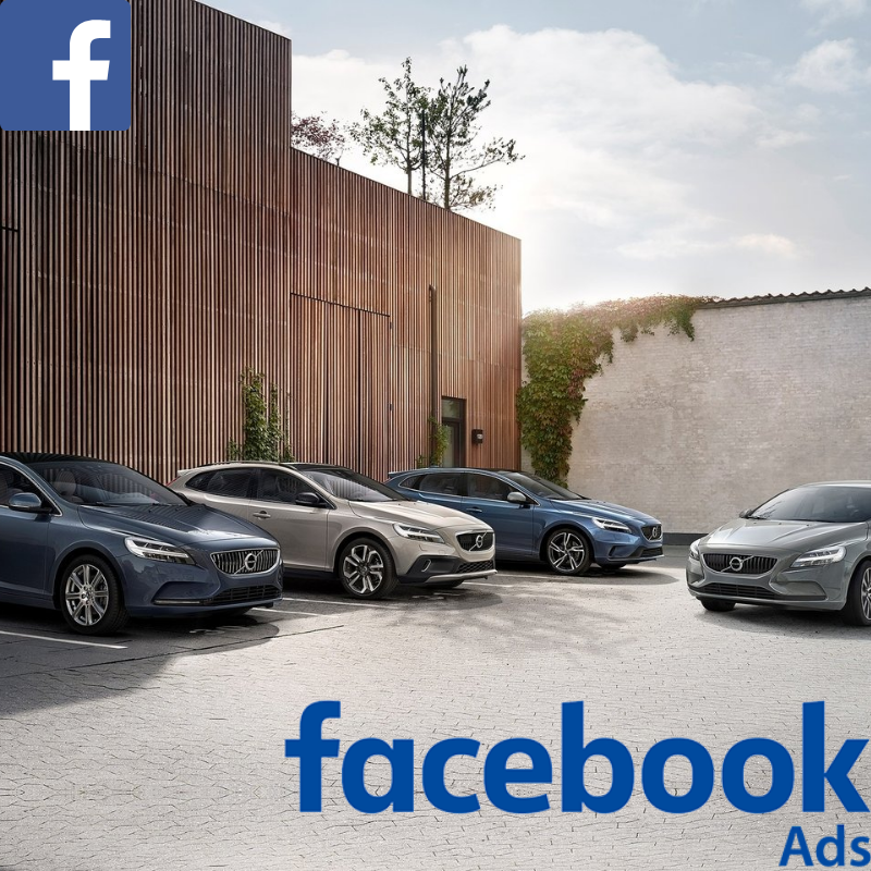 Volvo used car website visitors direct from Facebook advertising